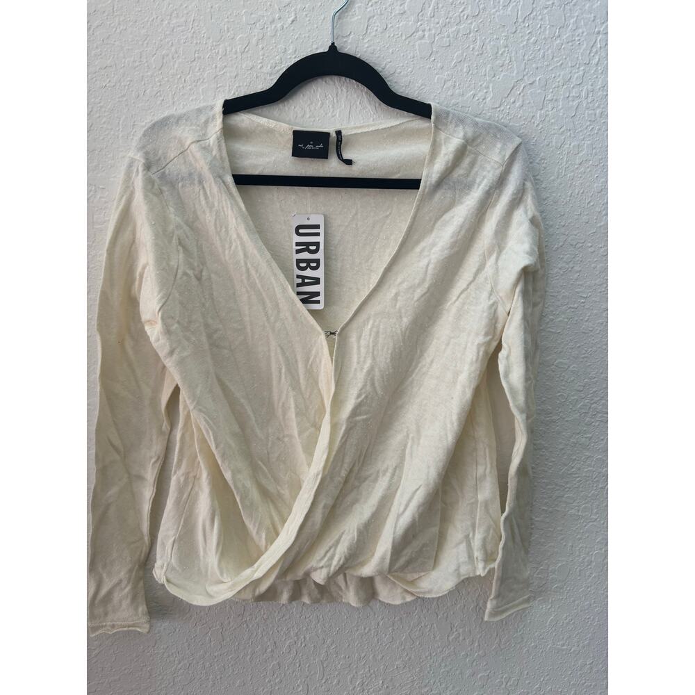 Urban Outfitters Out from Under Callie Draped Surplice Top Blouse NWT XS - Picture 3 of 9